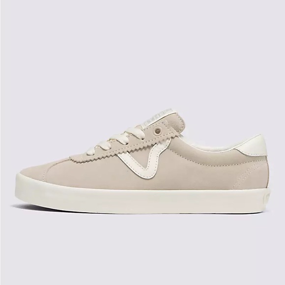 Vans Sport Low Suede Shoe FRENCH OAK/MARSHMALLOW Worn Once - Picture 4 of 10